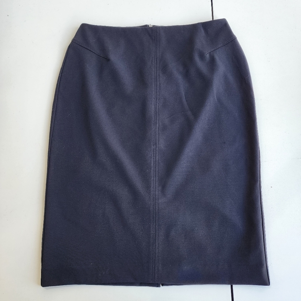White House Black Market Seasonless Stretch Pencil Skirt Career Chic Back Zip 8